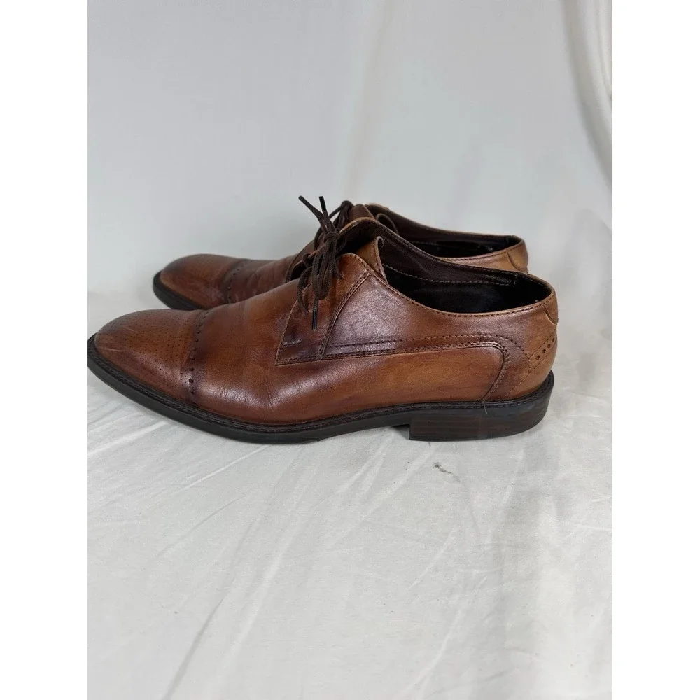 BOSI Giovaneli-H Men's Brown Leather Oxford Dress Shoes Size 41 (US 8)  Columbia